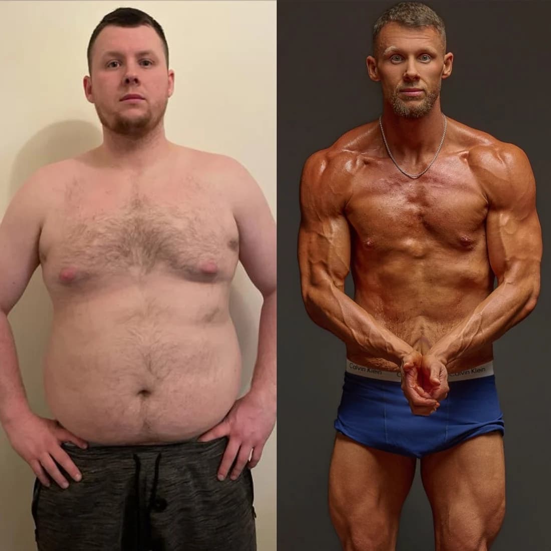 Tommy's before and after transformation
